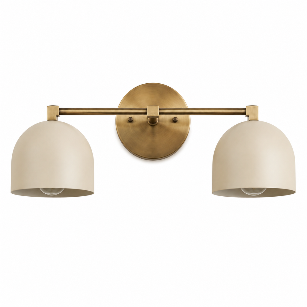 Mid-Century Globe Vanity Wall Light