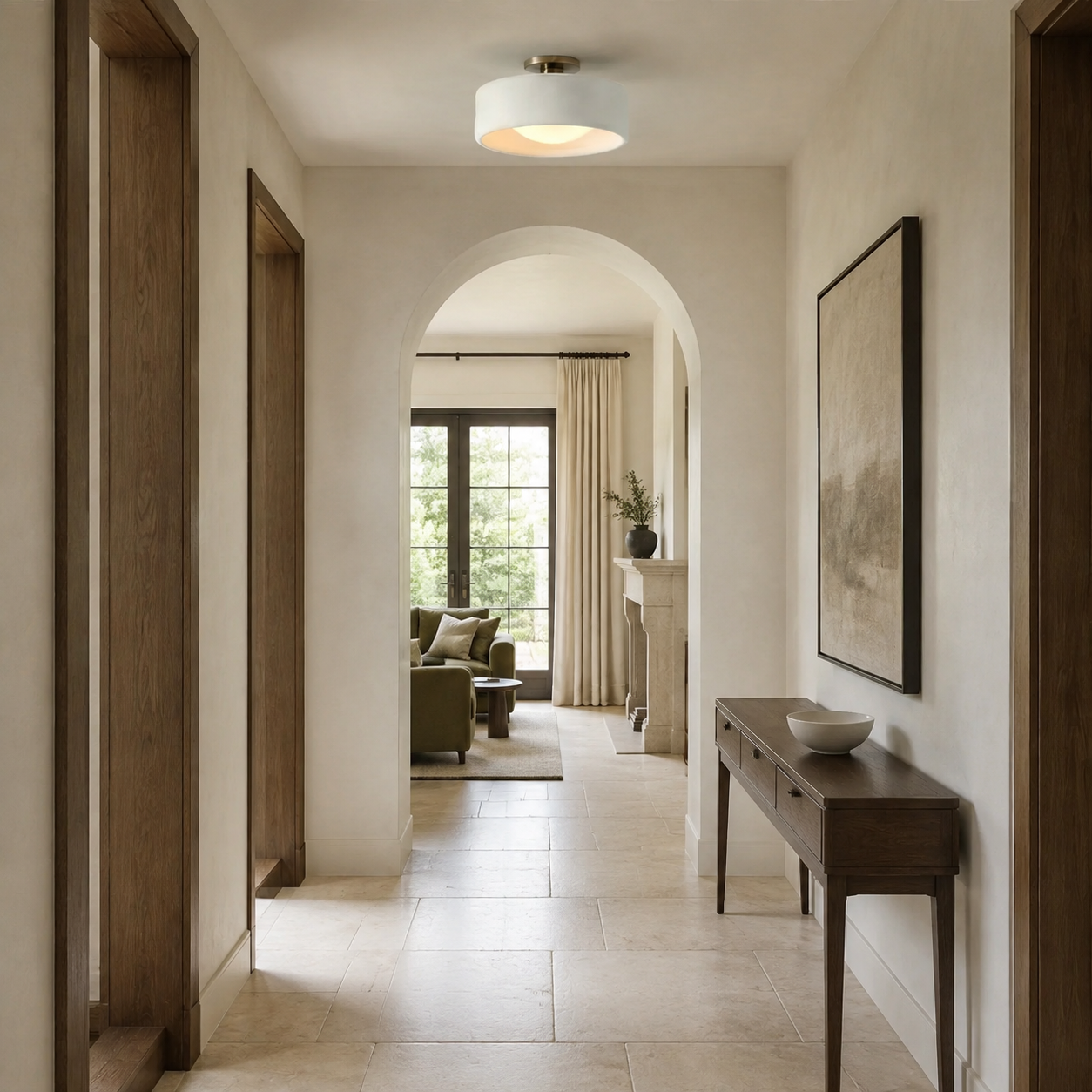 Solène Porcelain Ceiling Light